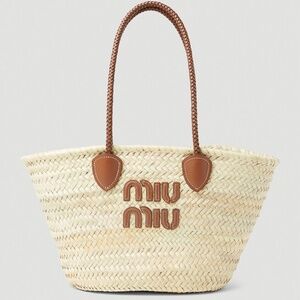 Miu Miu Palmetto Tote Bag